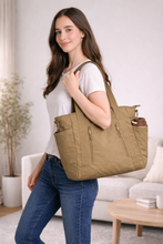 Load image into Gallery viewer, SOLID COLOR CROSSBODY TOTE BAG