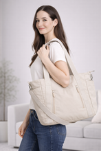 Load image into Gallery viewer, SOLID COLOR CROSSBODY TOTE BAG