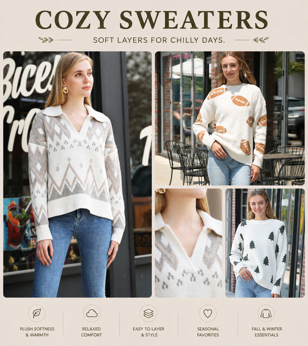 CARDIGANS / SWEATERS