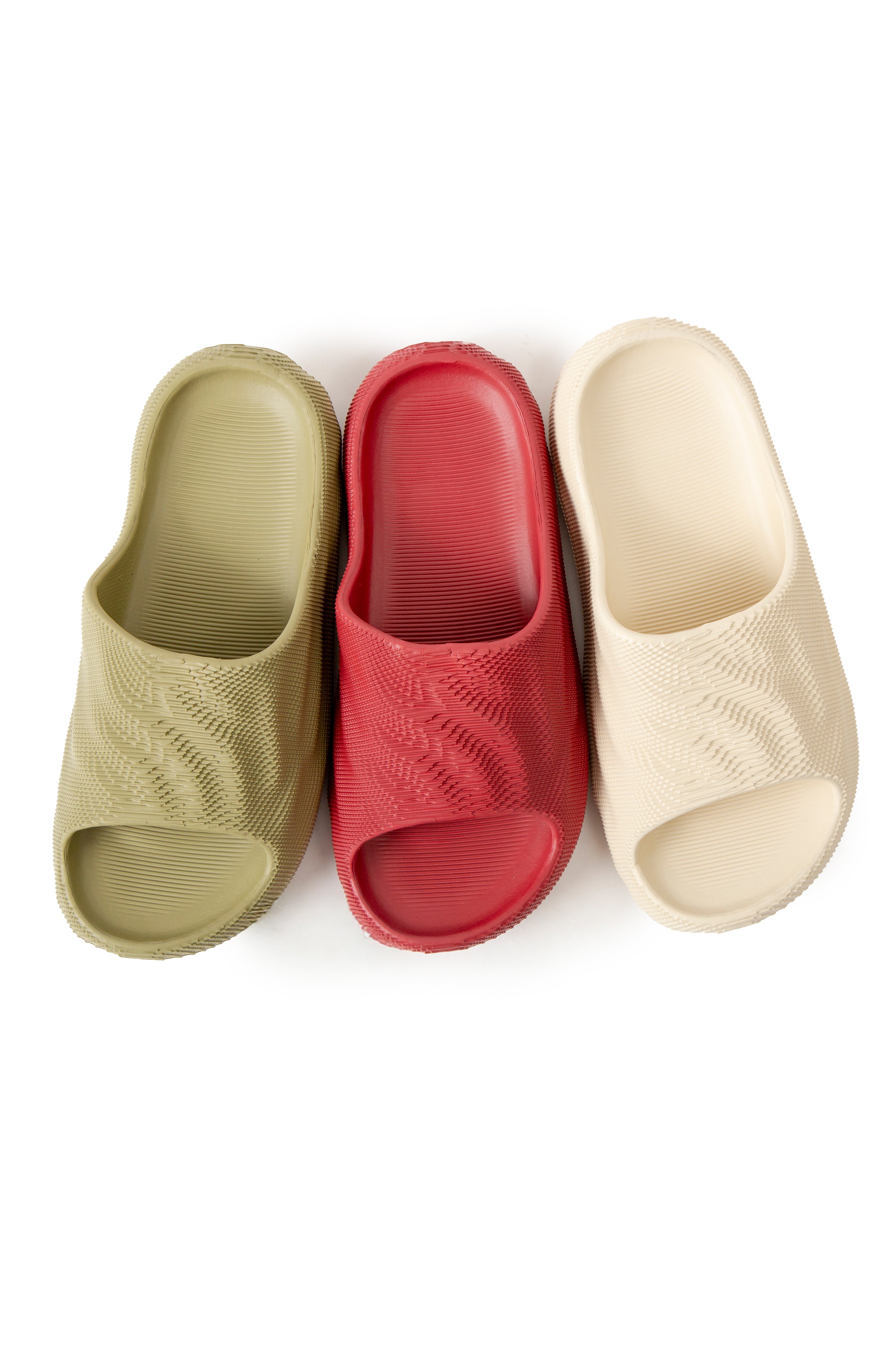 WOMEN'S SOLID COLOR SLIDES