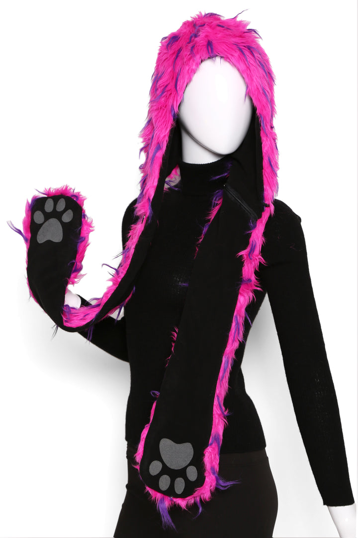 DUAL-COLORED HAT &amp; SCARF SET