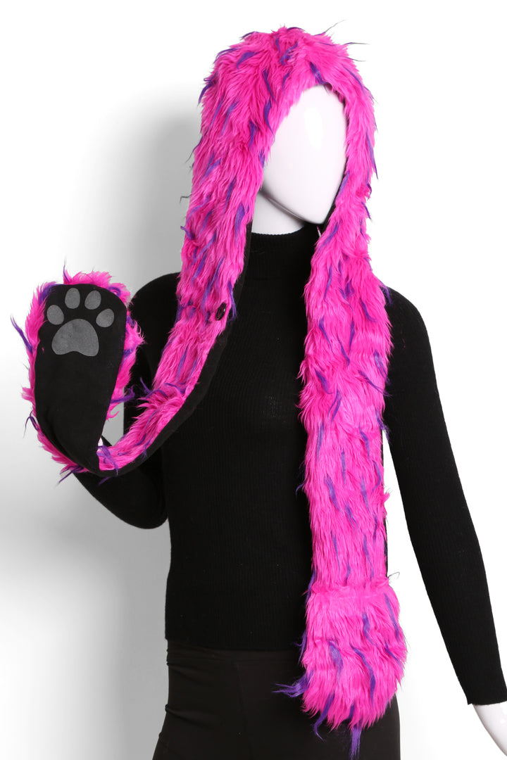 DUAL-COLORED HAT &amp; SCARF SET