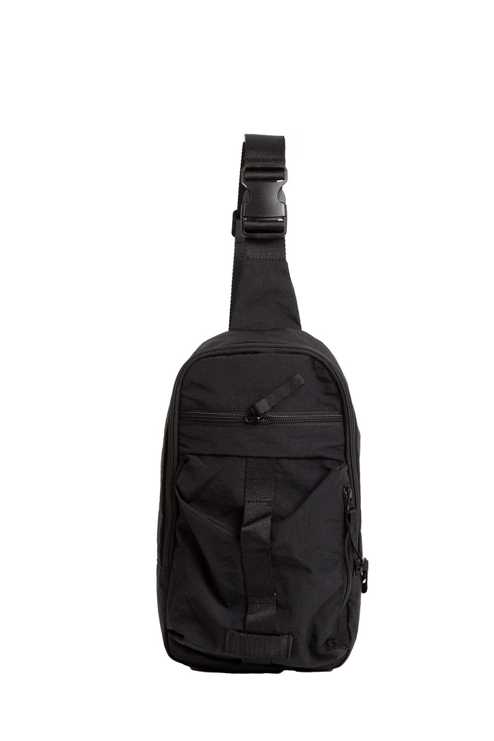 SOLID COLOR CROSSBODY SLING BAG