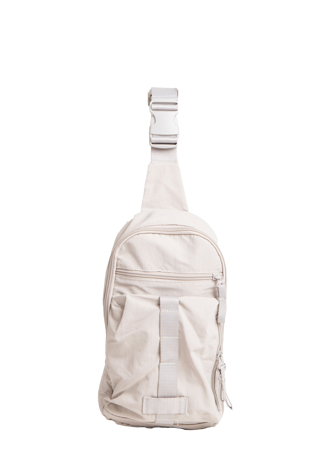 SOLID COLOR CROSSBODY SLING BAG