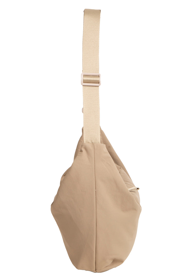 SOLID COLOR CROSSBODY SLING BAG