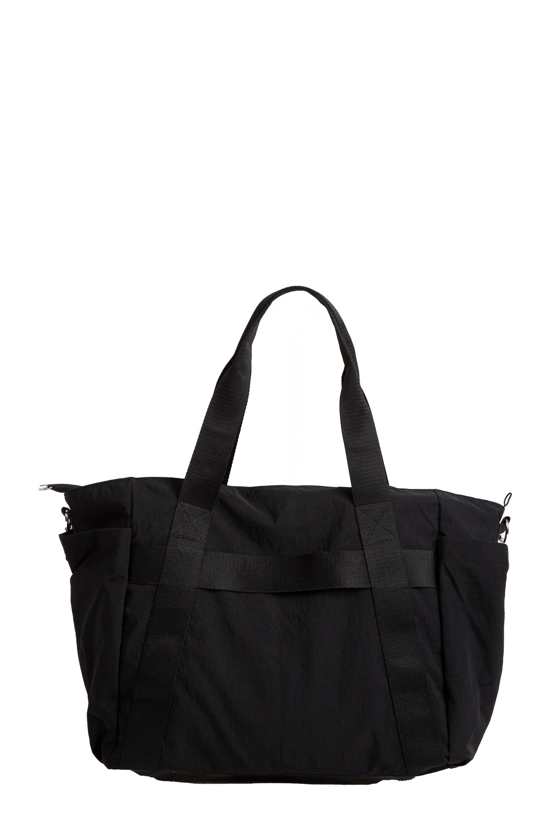 SOLID COLOR CROSSBODY TOTE BAG