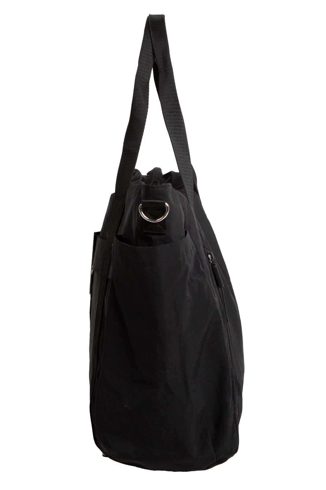 SOLID COLOR CROSSBODY TOTE BAG