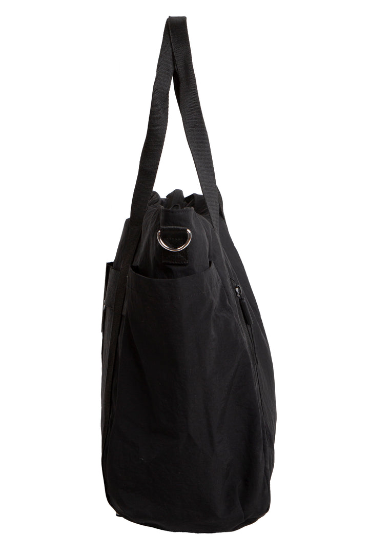 SOLID COLOR CROSSBODY TOTE BAG