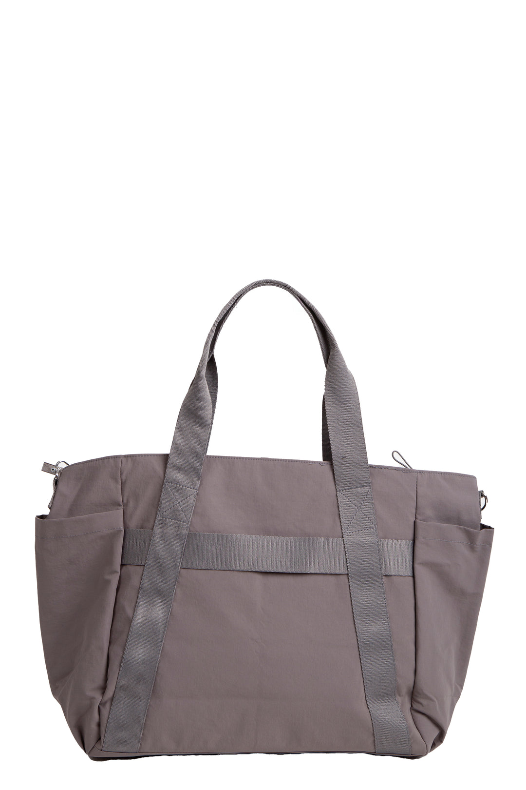 SOLID COLOR CROSSBODY TOTE BAG