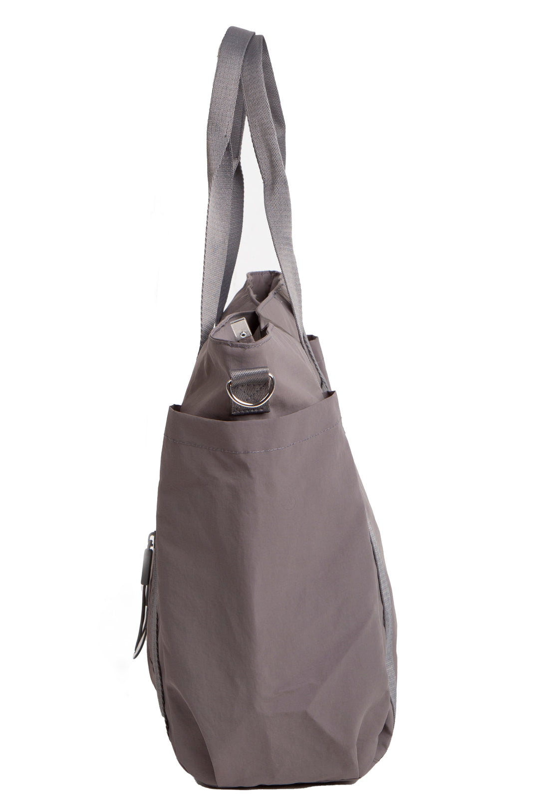 SOLID COLOR CROSSBODY TOTE BAG