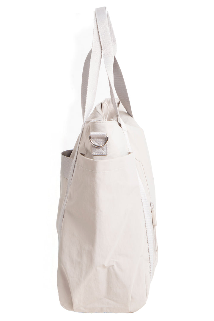 SOLID COLOR CROSSBODY TOTE BAG