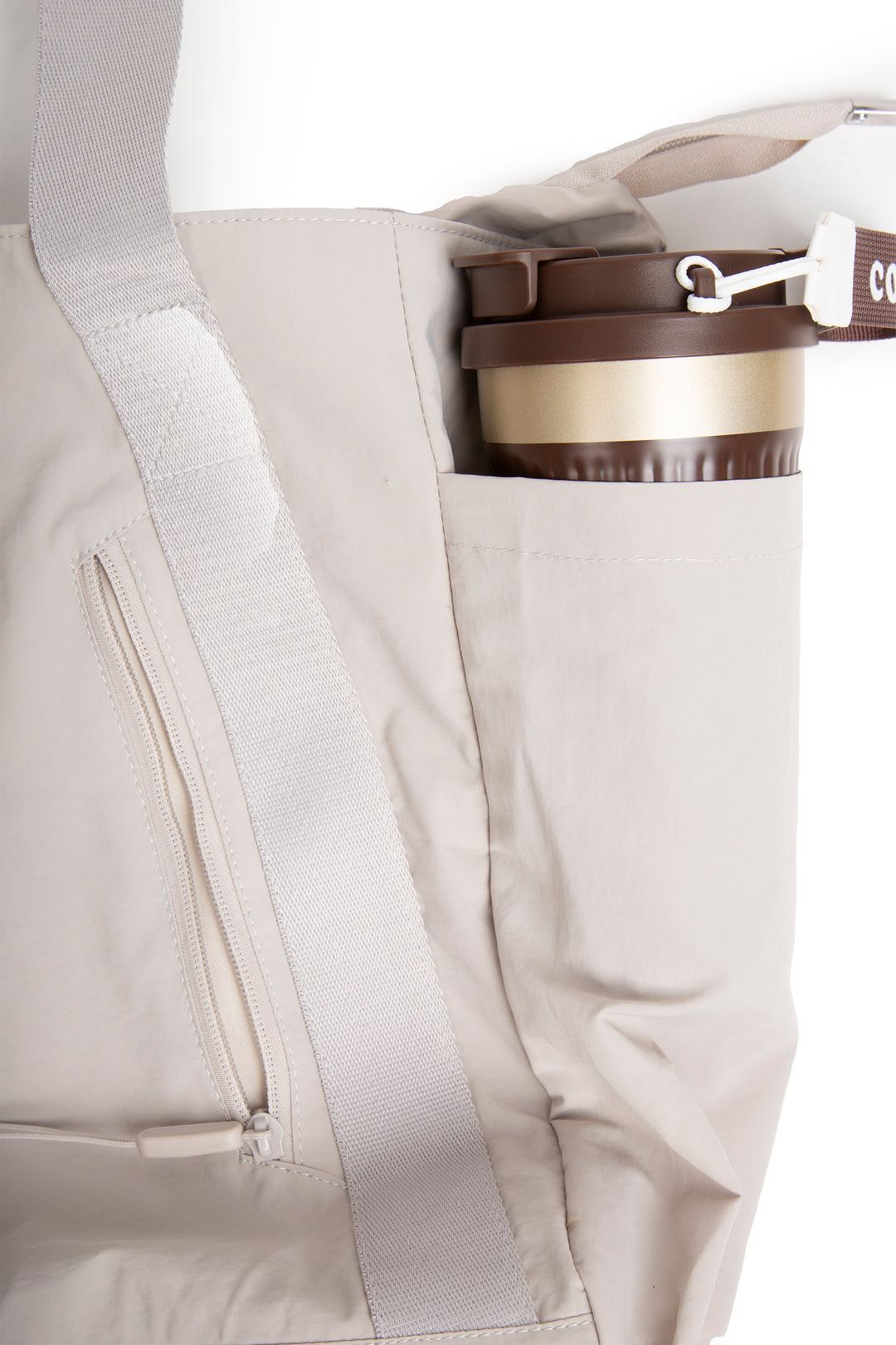 SOLID COLOR CROSSBODY TOTE BAG