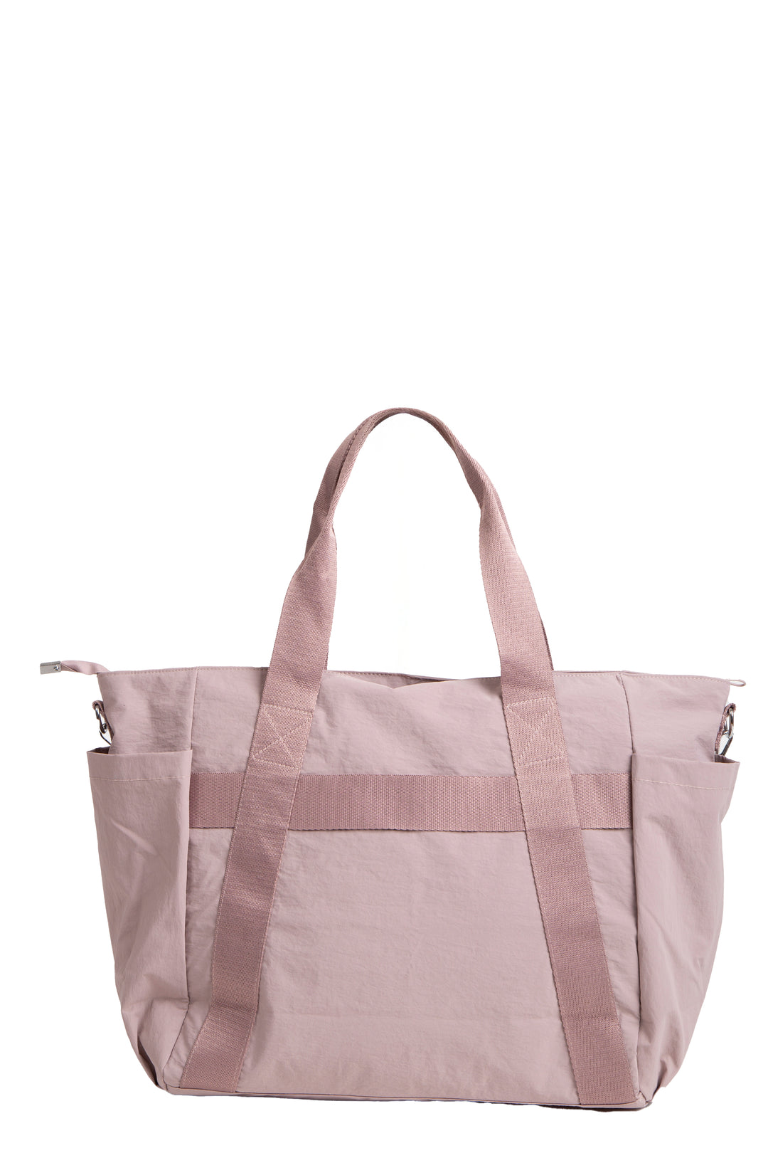 SOLID COLOR CROSSBODY TOTE BAG