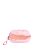 Load image into Gallery viewer, SOLID COLOR QULITED PATTERN TRAVEL POUCH
