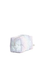 Load image into Gallery viewer, MULTI-COLORED QULITED PATTERN TRAVEL POUCH
