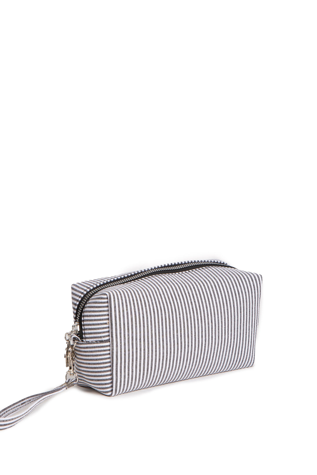STRIPED PATTERN TRAVEL POUCH