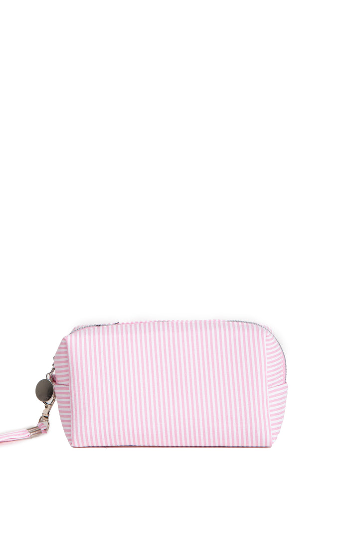 STRIPED PATTERN TRAVEL POUCH