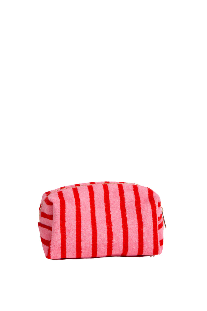 STRIPED PATTERN TRAVEL POUCH