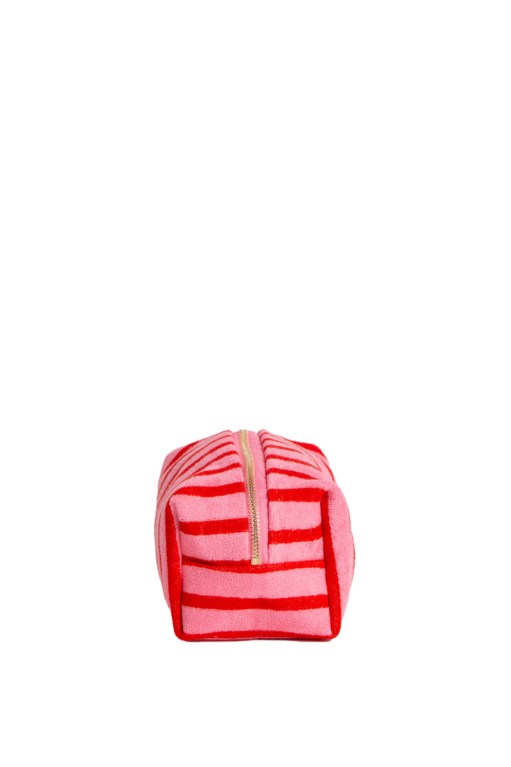 STRIPED PATTERN TRAVEL POUCH