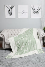 Load image into Gallery viewer, INITIAL "H" PATTERN THROW BLANKET
