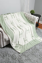 Load image into Gallery viewer, INITIAL "H" PATTERN THROW BLANKET
