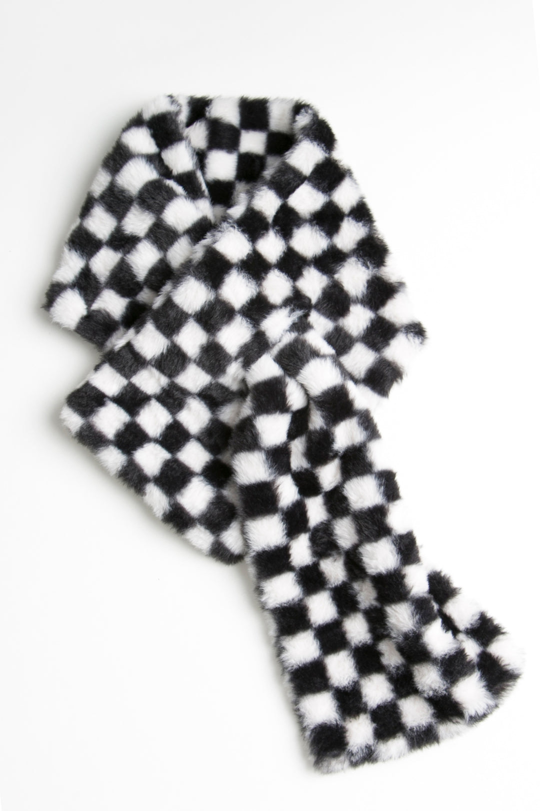 CHECKERED PATTERN SCARF