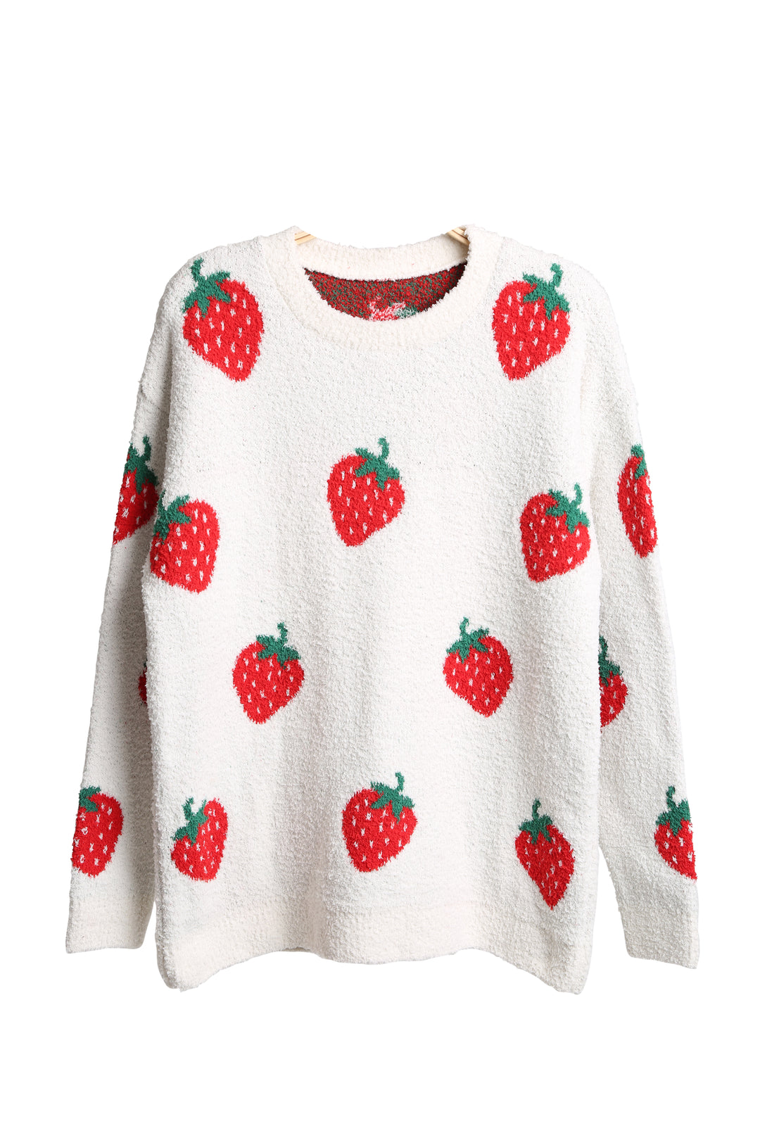 STRAWBERRY PATTERN SWEATER