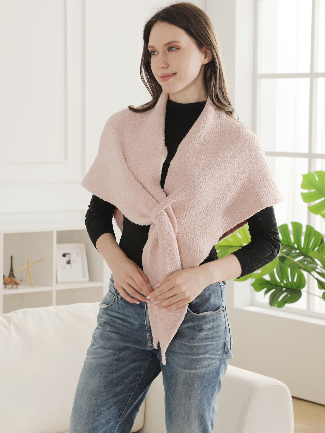 SOLID COLOR SHAWL