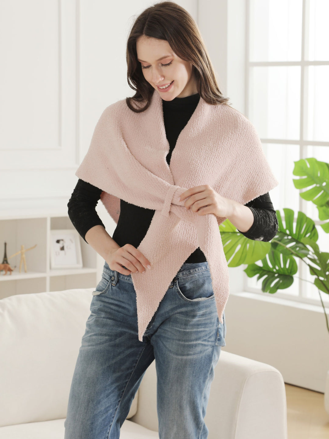 SOLID COLOR SHAWL