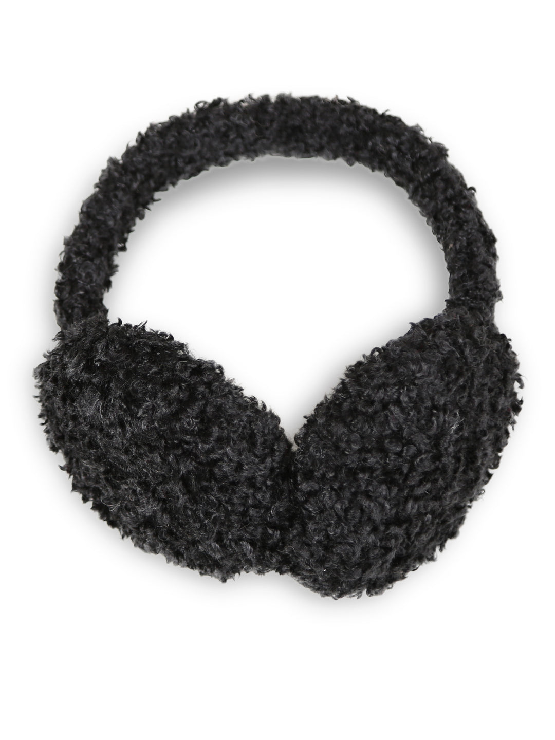 SOLID COLOR TEDDY EAR MUFFS - 12 pc pack