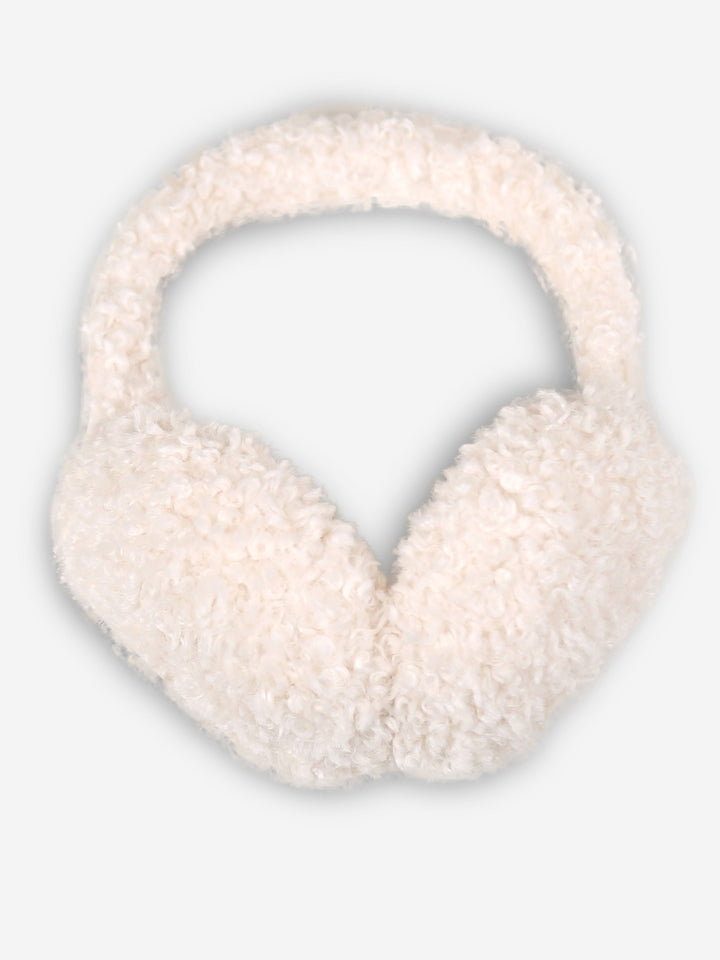 SOLID COLOR TEDDY EAR MUFFS - 12 pc pack