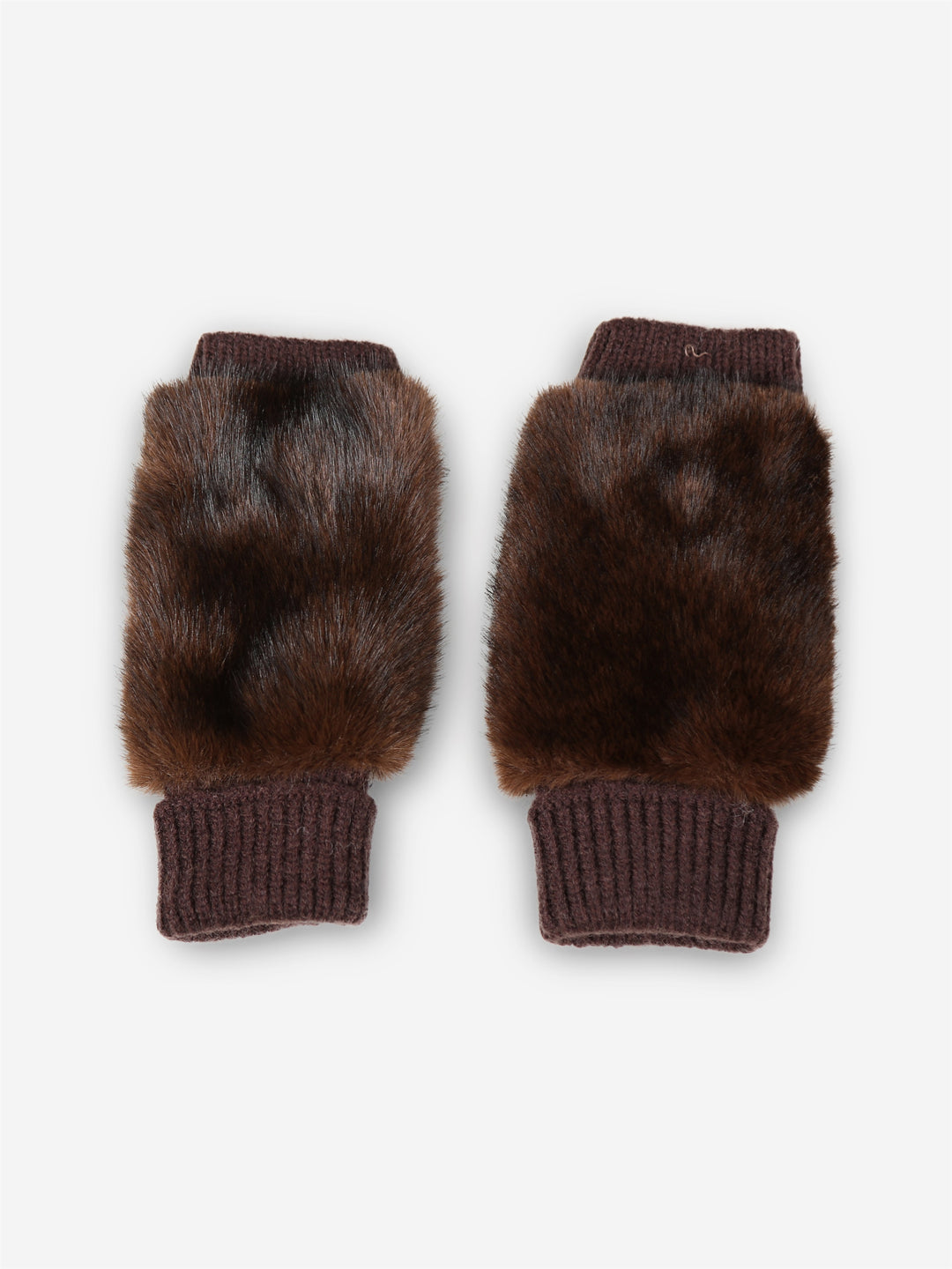 SOLID COLOR FINGERLESS MITTENS - 12 pr pack