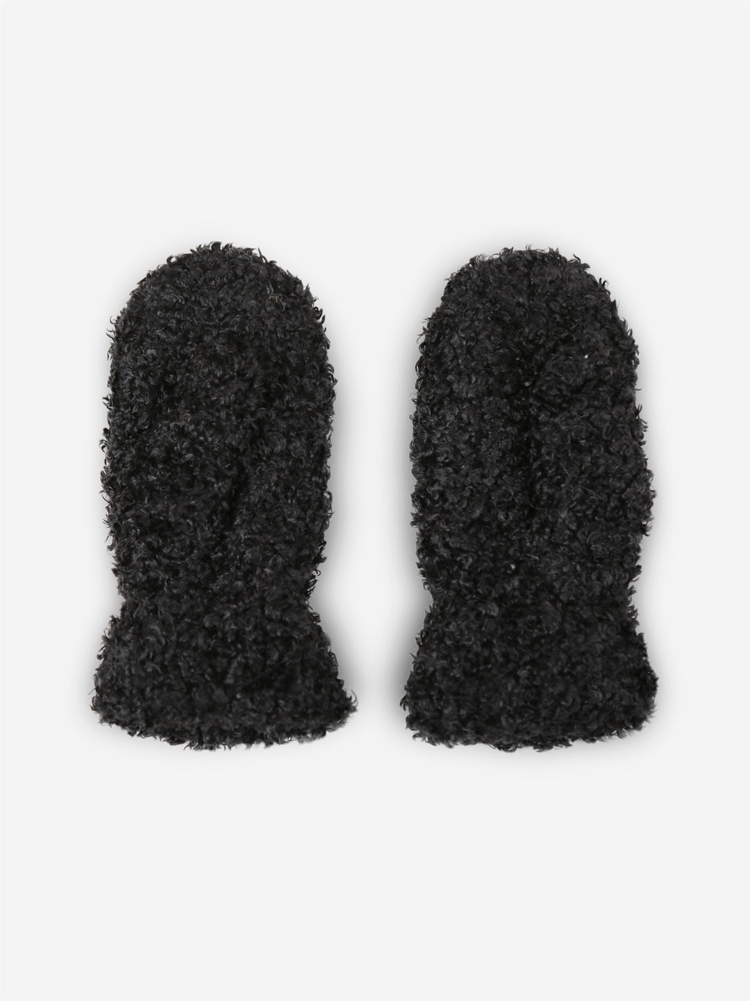 SOLID COLOR TEDDY MITTENS - 12 pr pack