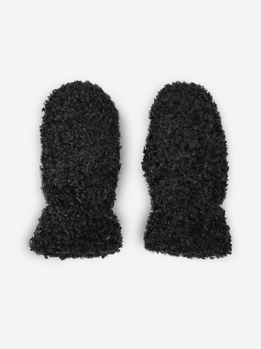 SOLID COLOR TEDDY MITTENS - 12 pr pack