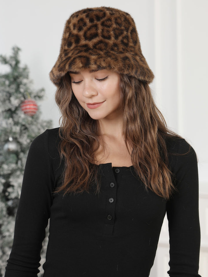 ANIMAL PATTERN BUCKET HAT