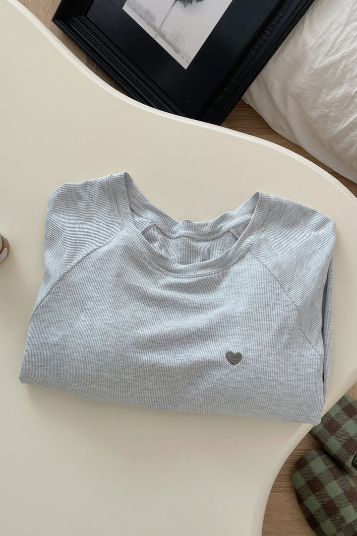 SOLID COLOR SLEEPSHIRT