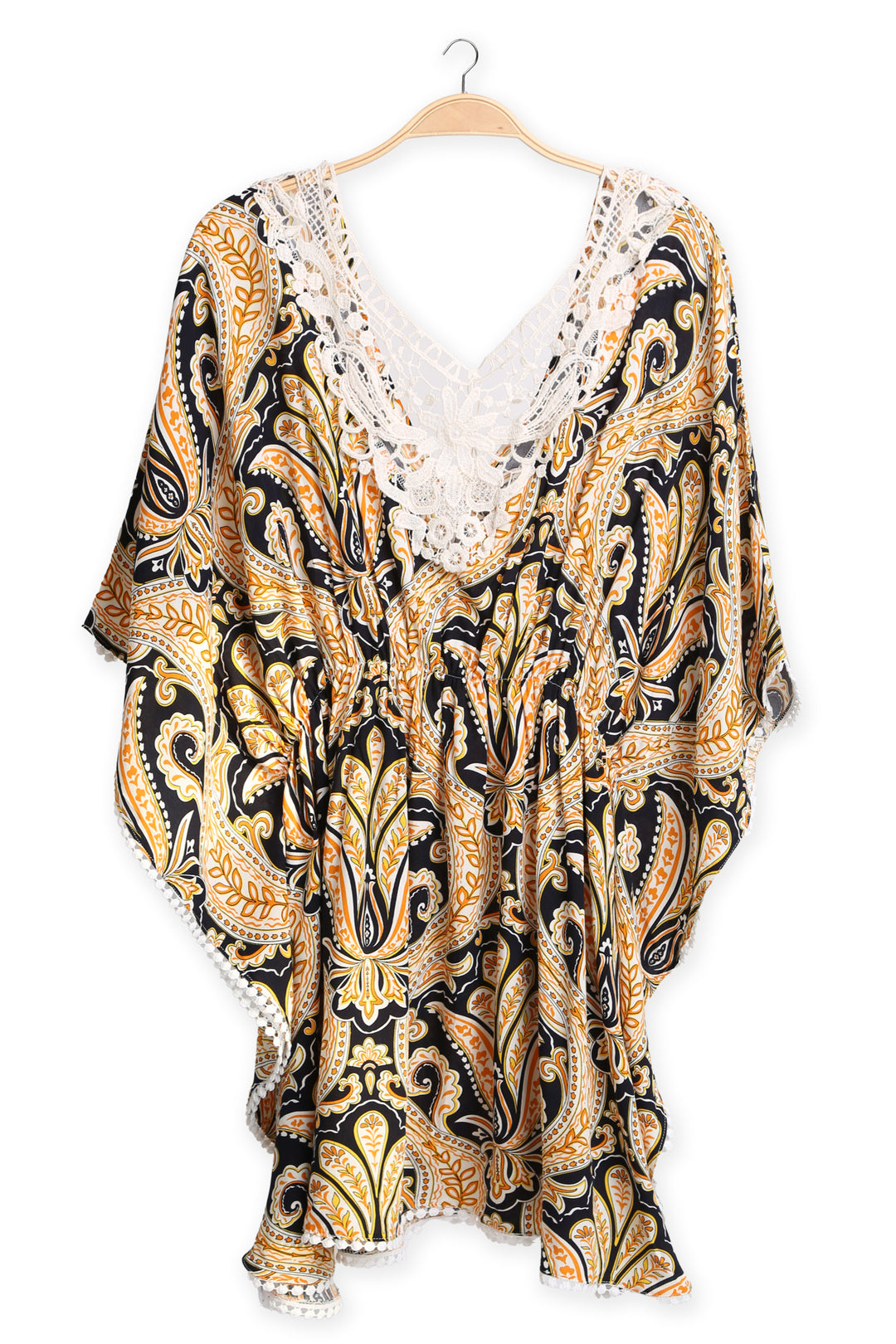MIXED PATTERN COVER-UP DRESS