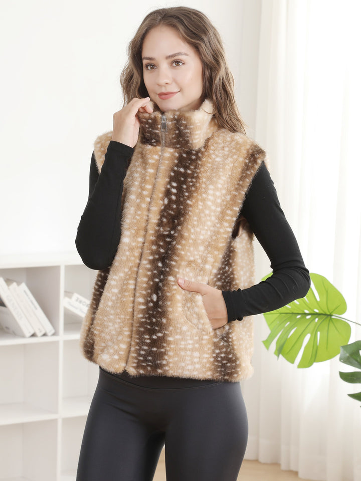DEER PATTERN VEST