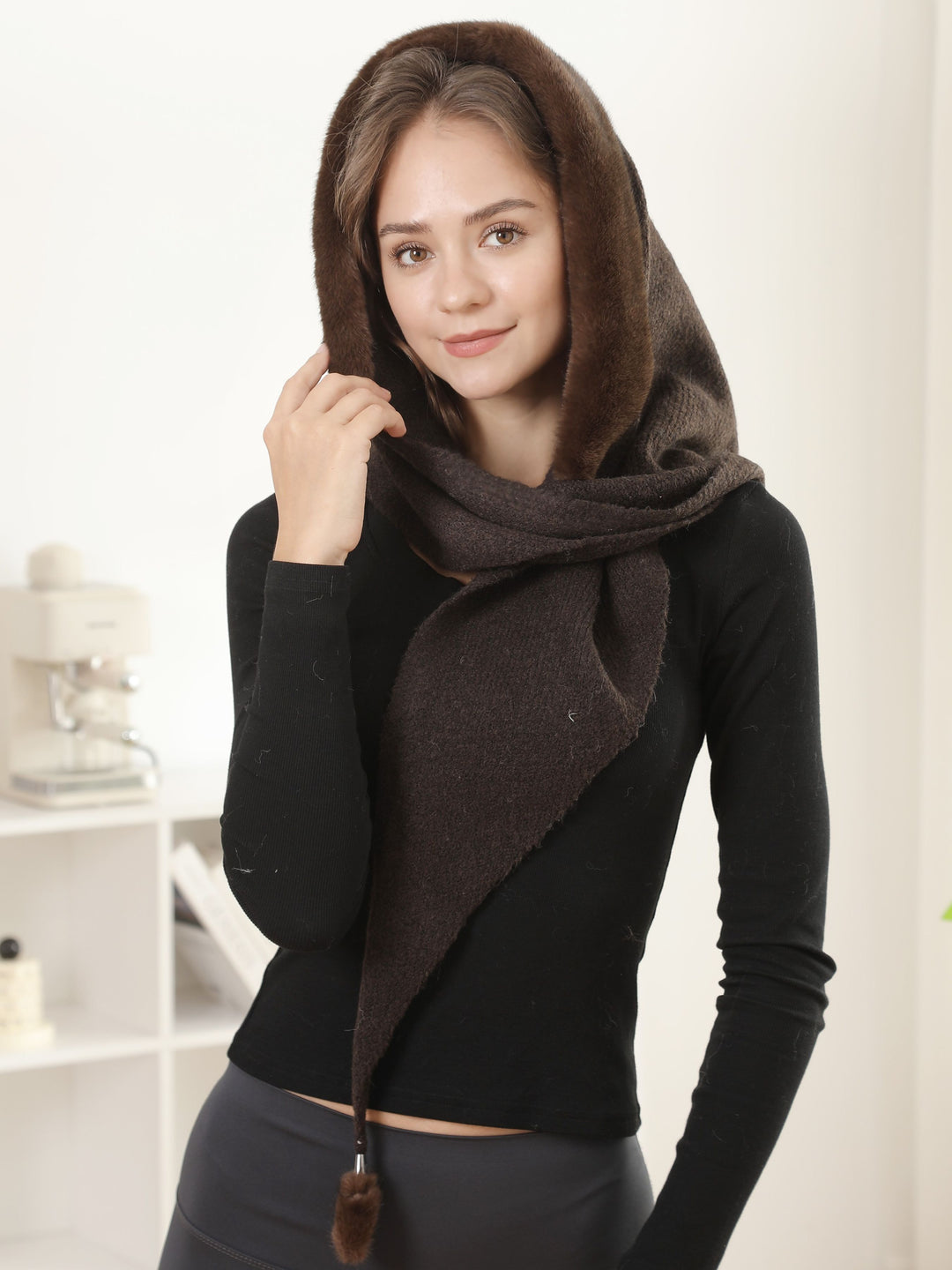 SOLID COLOR SHAWL