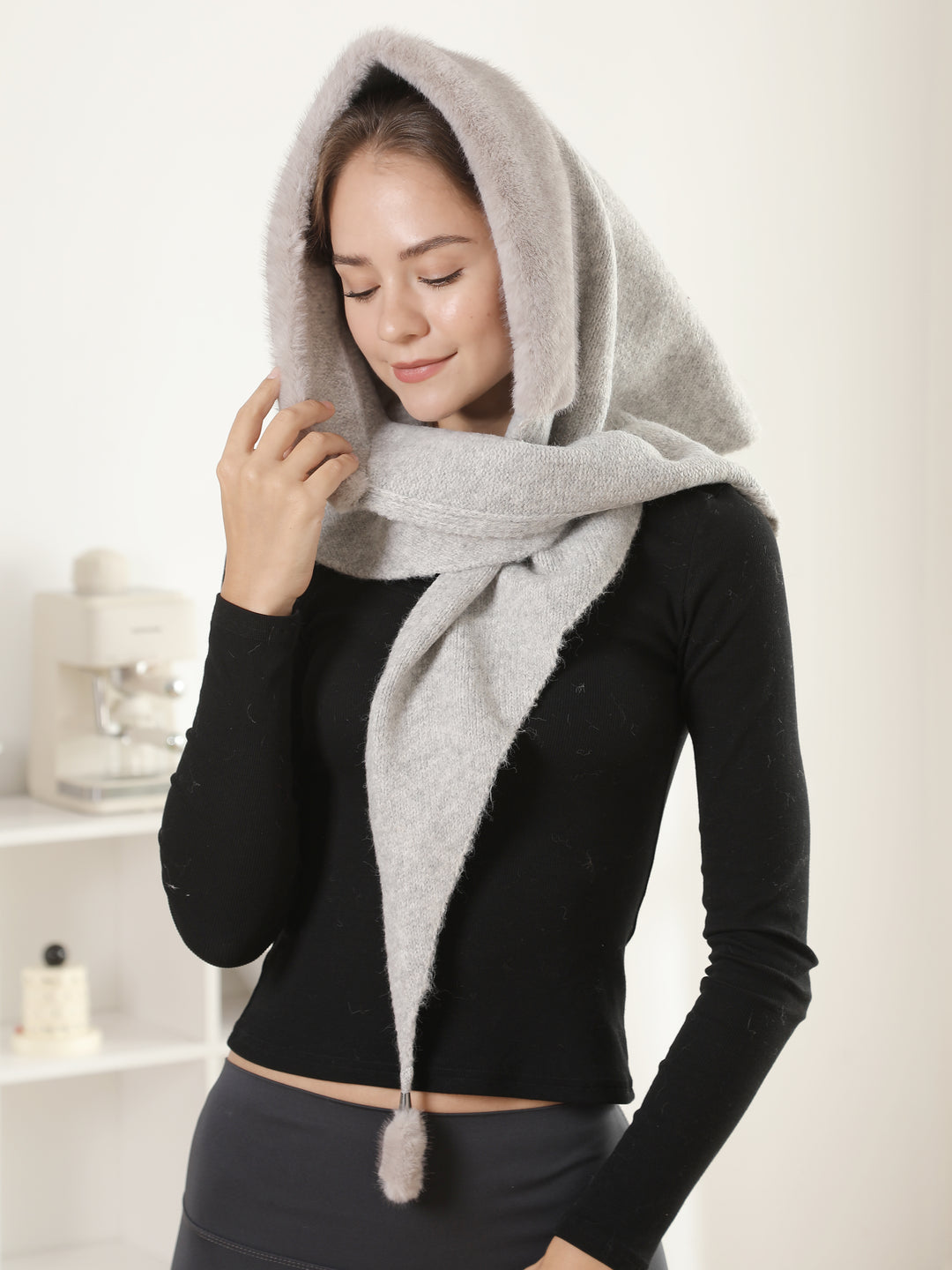 SOLID COLOR SHAWL