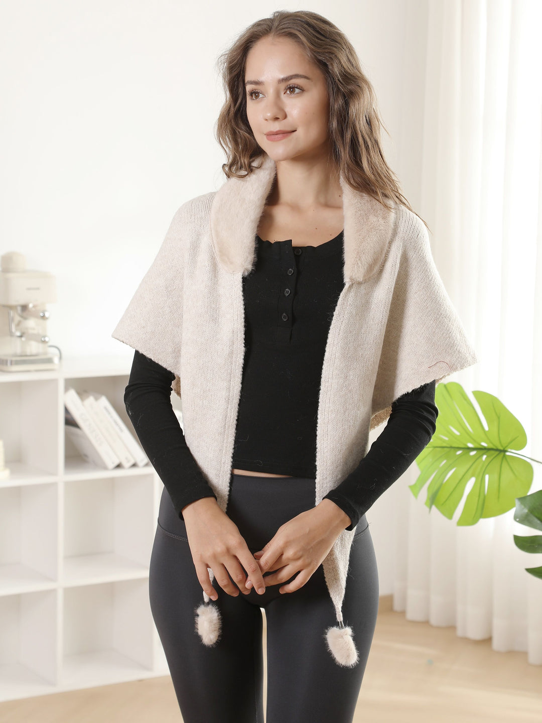 SOLID COLOR SHAWL