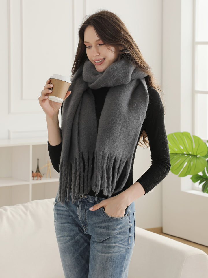 SOLID COLOR SCARF