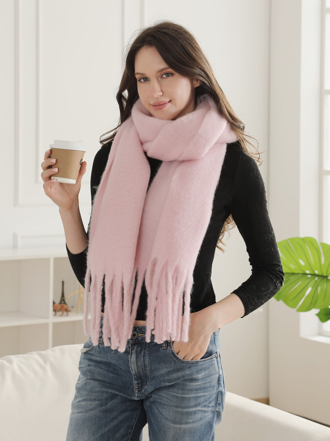 SOLID COLOR SCARF