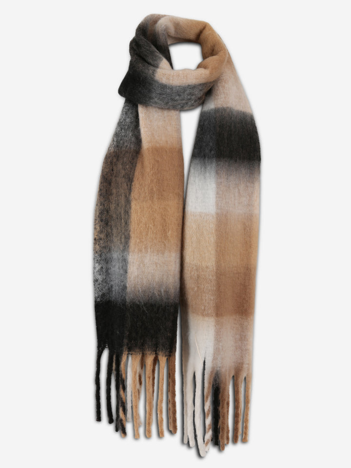 PLAID PATTERN SCARF
