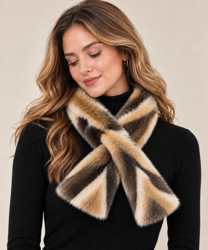CHEVRON PATTERN SCARF