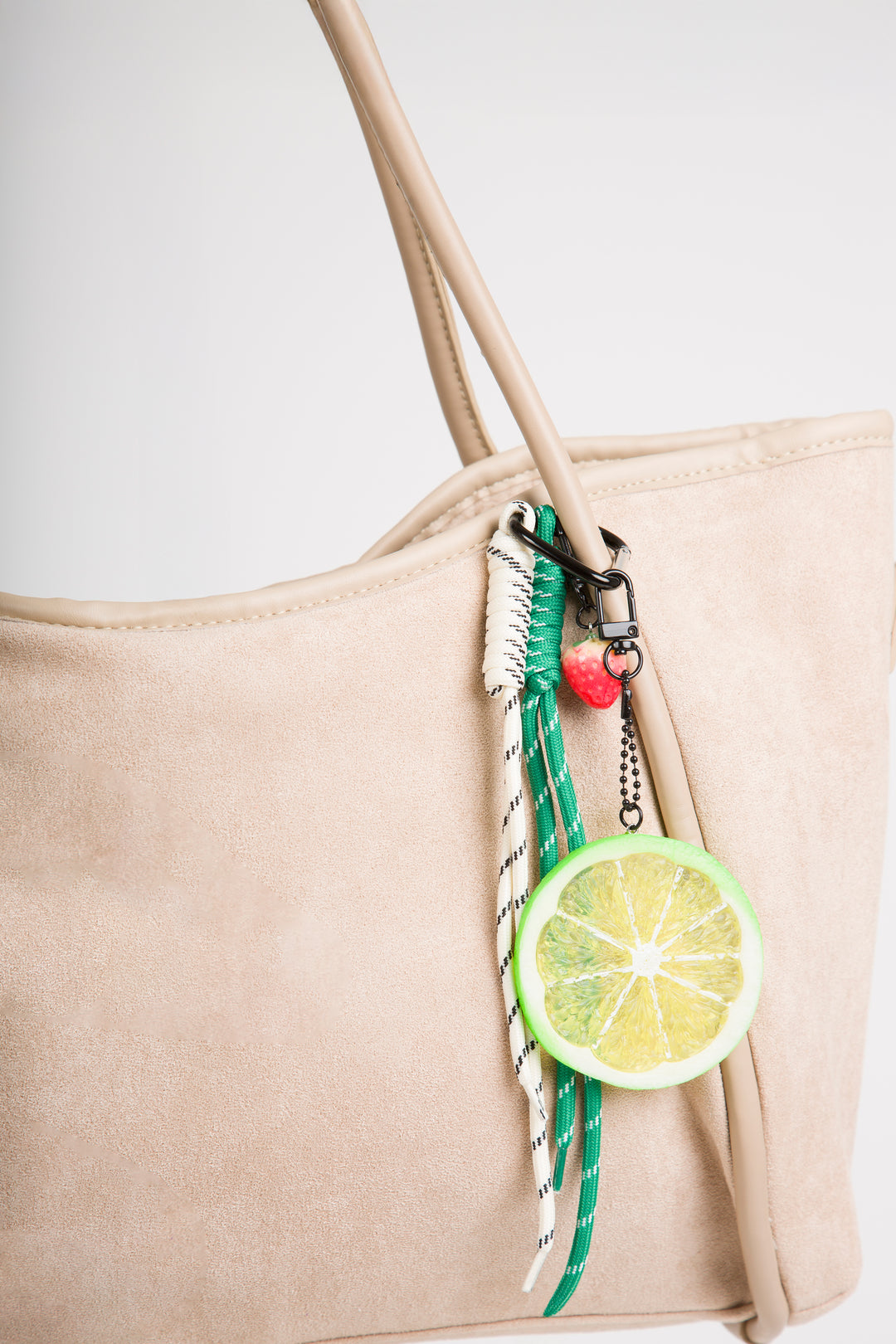 CITRUS &amp; STRAWBERRY KEYCHAIN/BAG CHARM