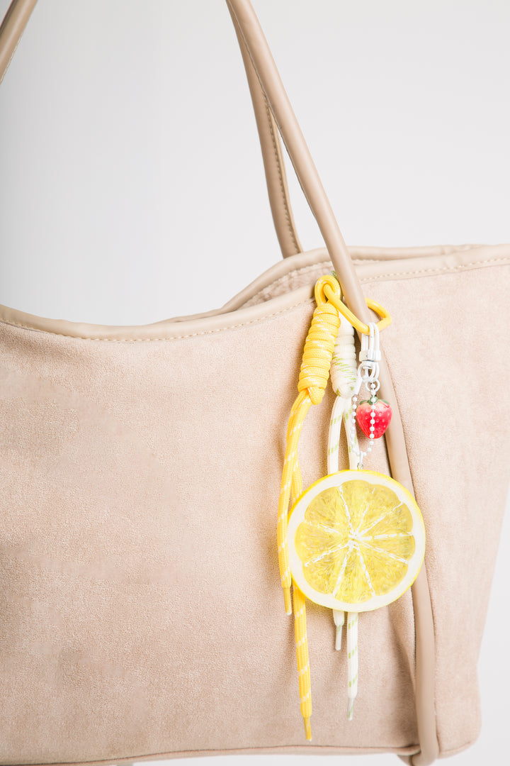 CITRUS &amp; STRAWBERRY KEYCHAIN/BAG CHARM
