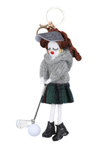 Load image into Gallery viewer, GOLFING DOLL KEYCHAIN/BAG CHARM
