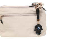 Load image into Gallery viewer, HAMSA HAND KEYCHAIN/BAG CHARM

