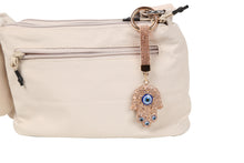 Load image into Gallery viewer, HAMSA HAND KEYCHAIN/BAG CHARM
